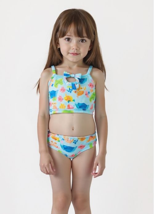 Biquíni Infantil Estampa Geomar