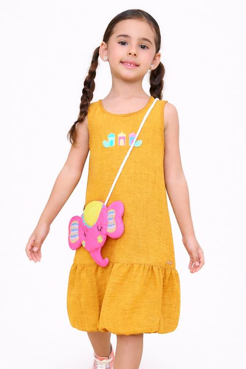 Vestido Infantil - Castelo das Índias