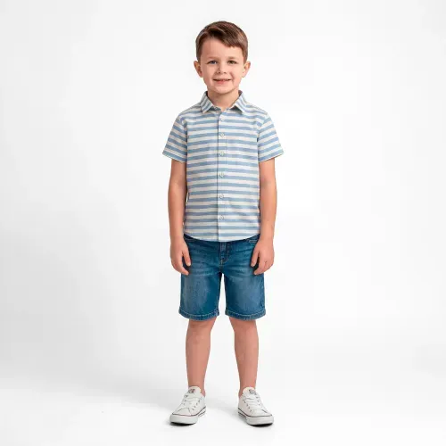 Camisa Infantil  Mamãe e Mini - Listrada