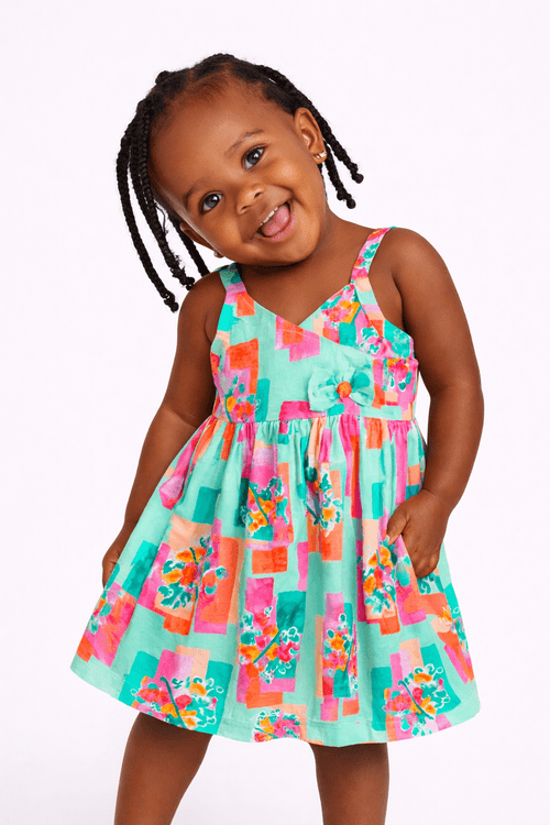Vestido Infantil Estampa - Borboflores