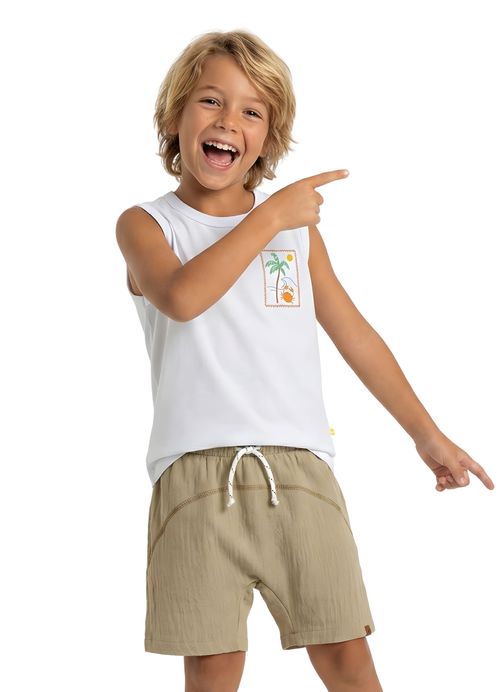 Bermuda  Infantil Menino - Confort