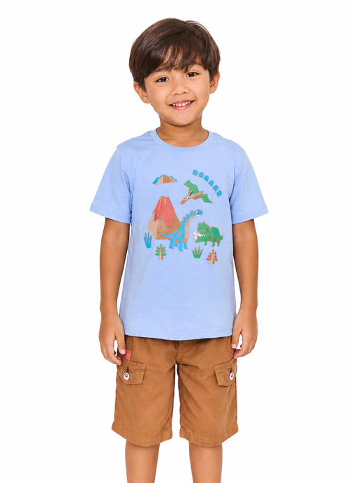 Camiseta Infantil Menino - Dino de Brincar