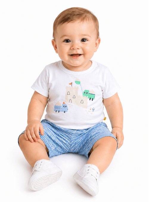 Conjunto Infantil Menino - Brincadeira na Praia