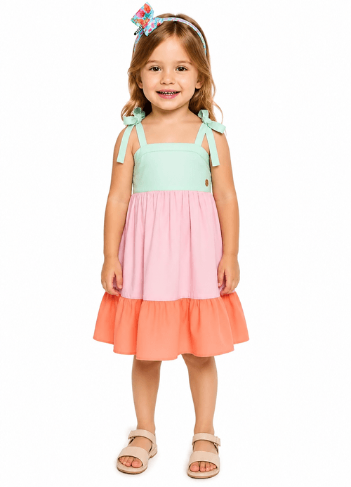 Vestido Infantil - Jardim das Maravilhas