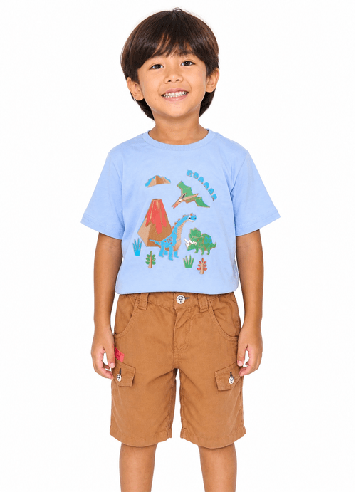 Bermuda Infantil Menino - Dino de Brincar
