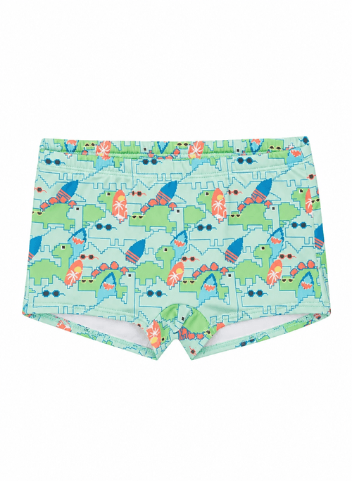 Sunga Infantil Menino - Dino Surfista
