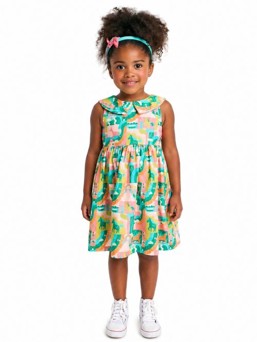 Vestido Infantil - Pônei Clube