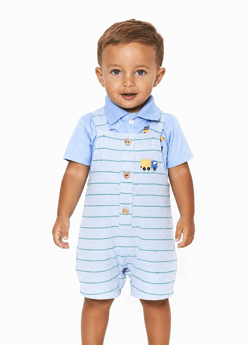Jardineira Infantil Menino - Beep Beep